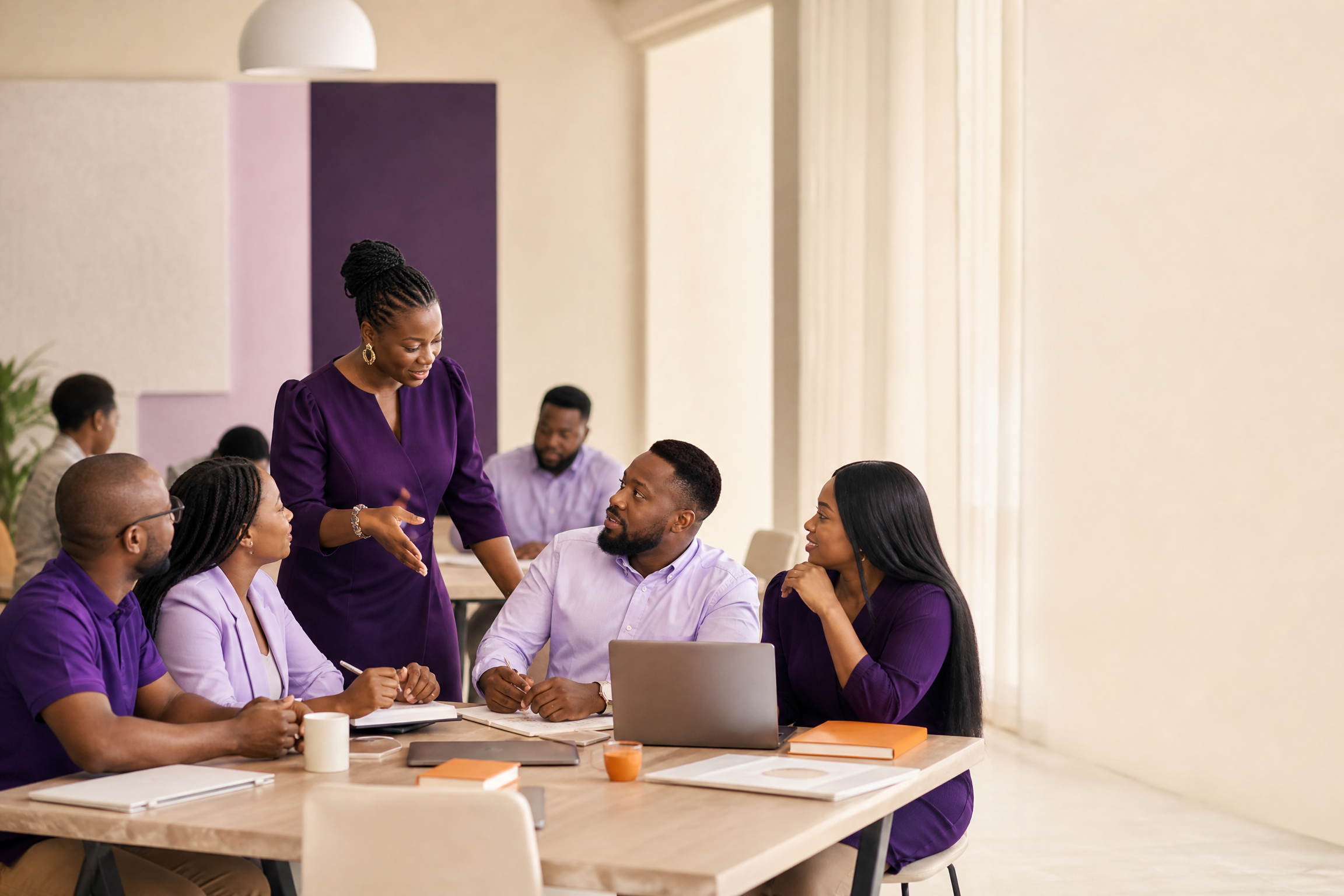 Learners connecting and collaborating through a shared programme